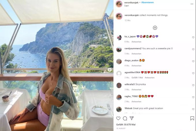 An ihr sei alles echt, sagt Model Veronika Rajek. veronica rajek