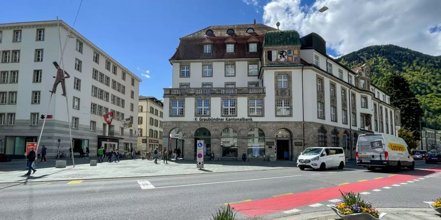 Stadtzentrum Chur.