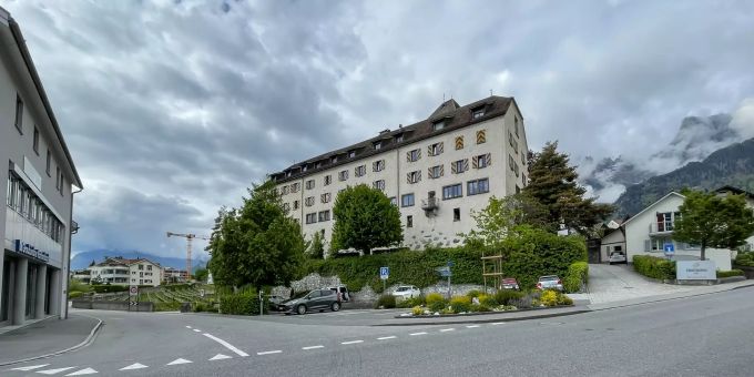 Das Schloss Maienfeld. Das Schloss Maienfeld.