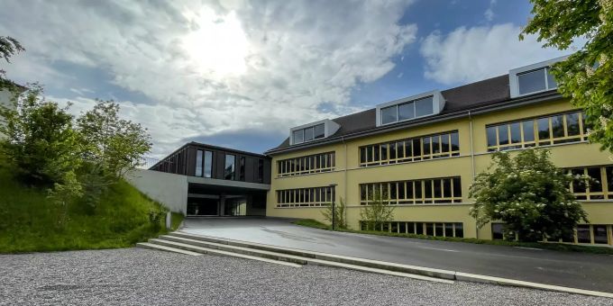 Die Schulanlage in Malters. Die Schulanlage in Malters.