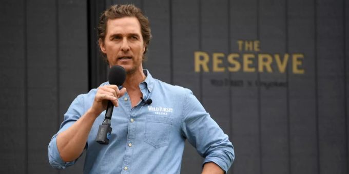 Der Schauspieler Matthew McConaughey. Matthew McConaughey