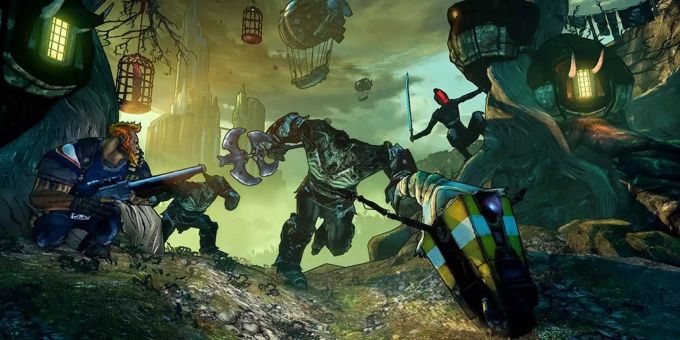 Screenshot aus dem Spiel. Borderlands 2: Tiny Tinas Sturm auf die Drachenfestung