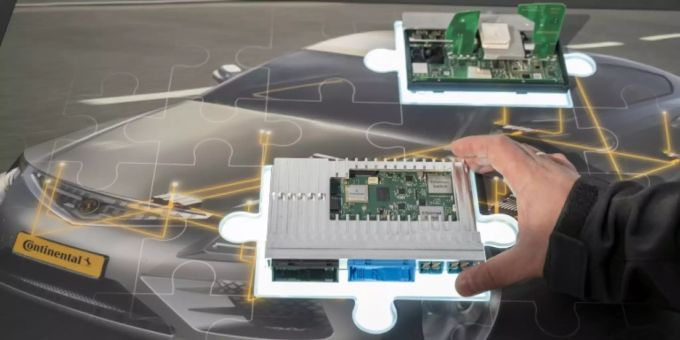 Bordcomputer für Autos vom Zulieferer Continental Bordcomputer für Autos vom Zulieferer Continental