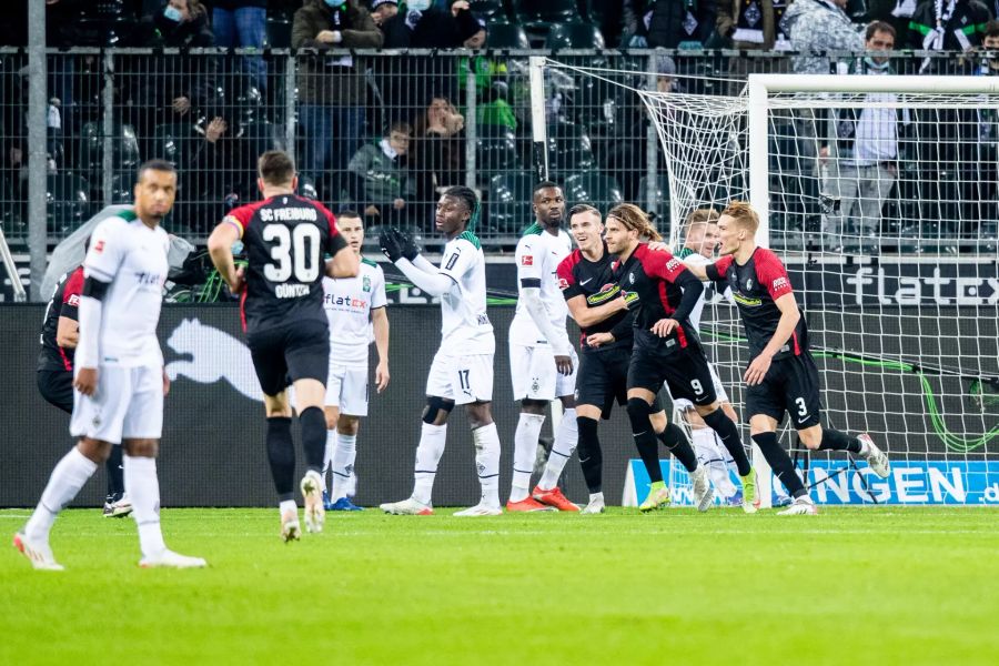 Der SC Freiburg spielt sich in Gladbach in einen Rausch.