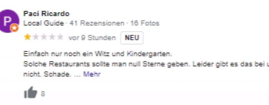 Ein anderer spricht von einem «Kindergarten».