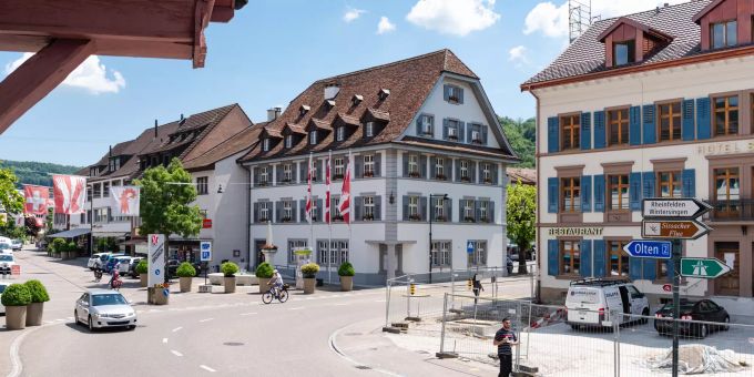 Die Gemeindeverwaltung an der Hauptstrasse in Sissach. Die Gemeindeverwaltung an der Hauptstrasse in Sissach.
