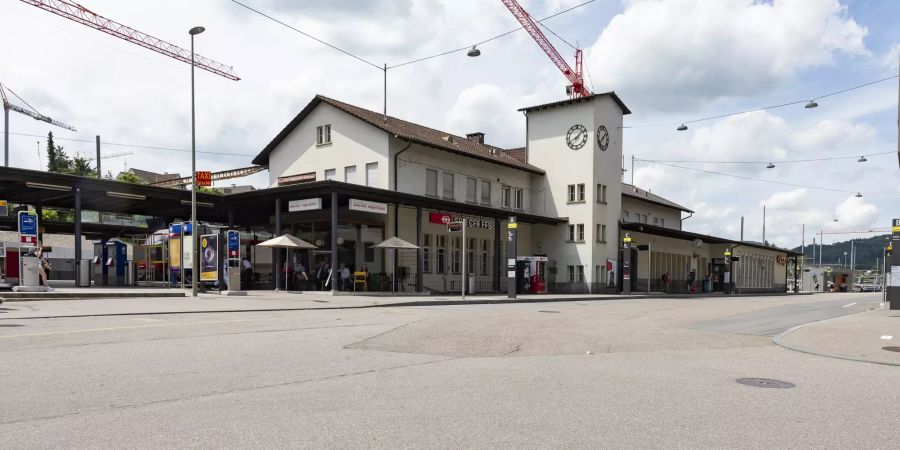 Der Bahnhof der Gemeinde Liestal.