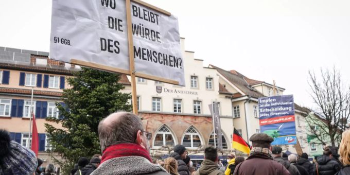 Auch in Göppingen demonstrieren die Menschen. Deutschland