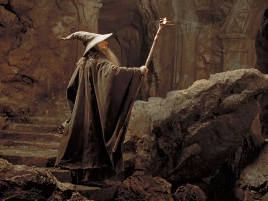 Die Figur «Gandalf» im Film «Herr der Ringe».