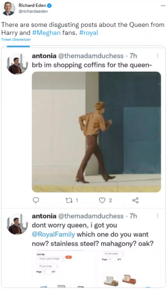 Fans von Meghan Markle beschimpfen die Queen aufs Übelste. meghan markle