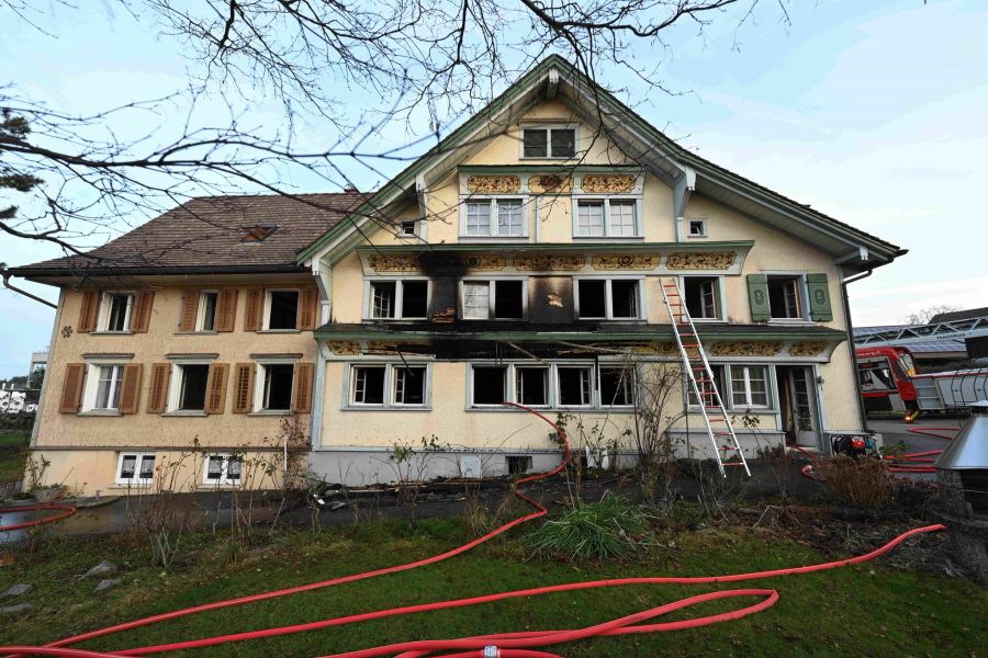 Sachschaden nach Brand.