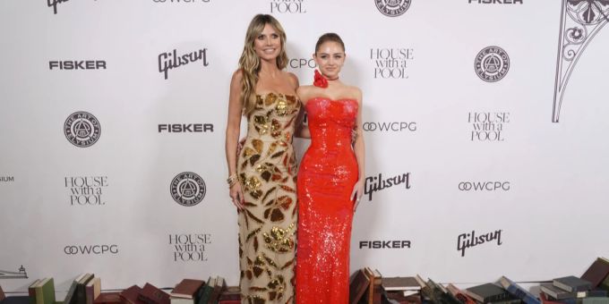 Heidi Klum und Tochter Leni Klum sind beide im Model-Business. leni klum