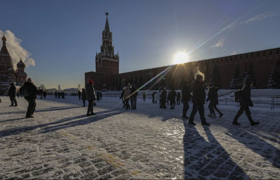 In Russland ist es derzeit extrem kalt. In der Hauptstadt Moskau sanken die Temperaturen bis minus 30 Grad.