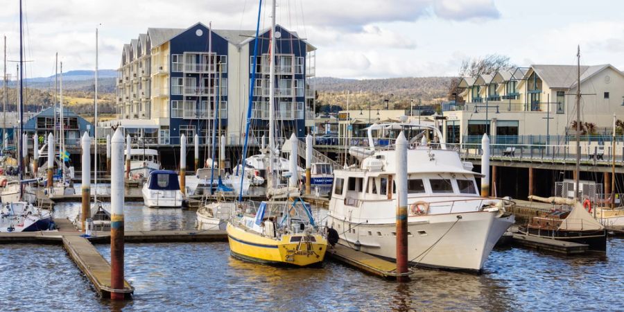 Launceston Tasmanien Boote Hafen Wasser