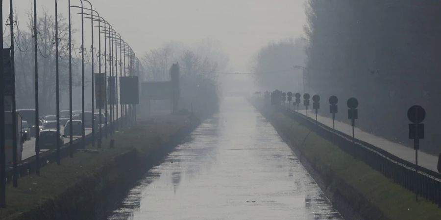 Lombardei, Luftverschmutzung