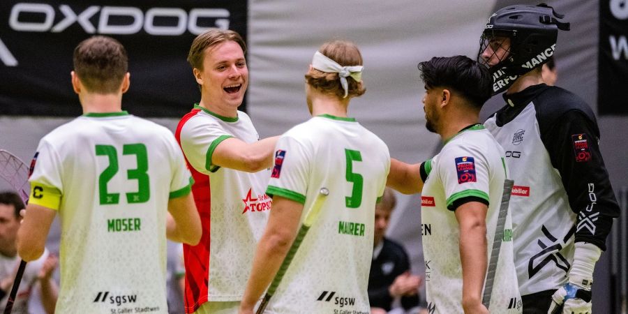 UHC Waldkirch-St. Gallen nach dem Spiel
