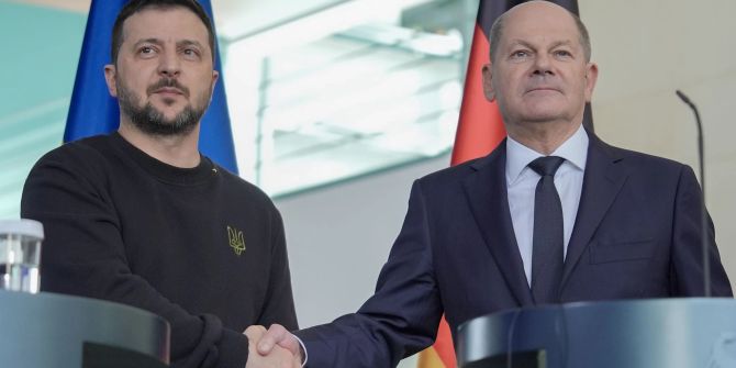Scholz und Selenskyj