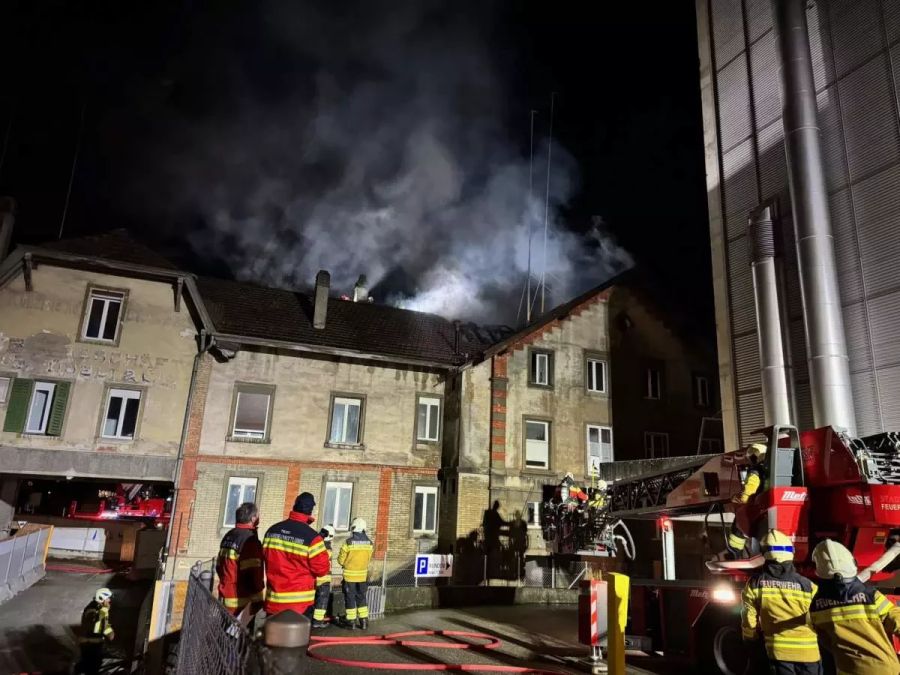 Verletzt wurde beim Brand niemand.