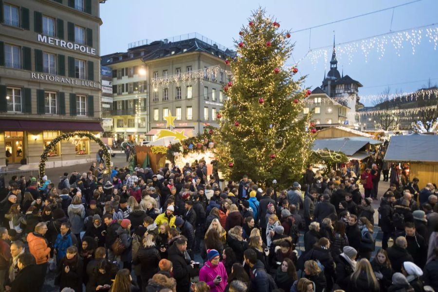 Weihnachtsmarkt Bern Waisenhausplatz