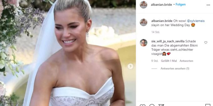 Sylvie Meis (42) an ihrer Traumhochzeit in Florenz. Sylvie Meis niclas castello hochzeit