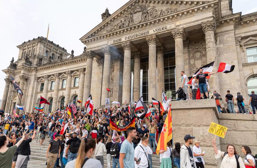 Protest gegen Corone