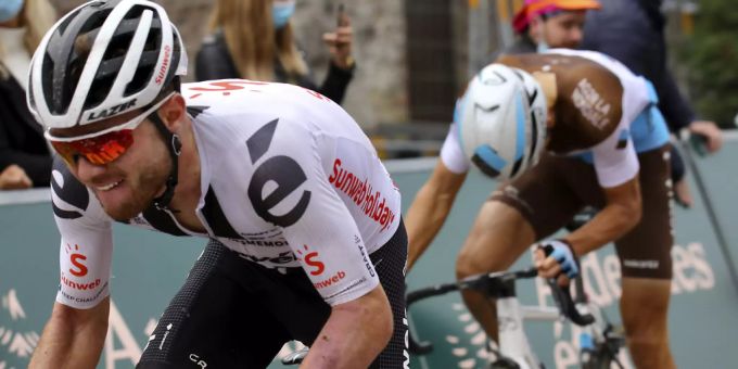 Marc Hirschi wird in Lüttich-Bastogne-Lüttich Dritter. marc hirschi