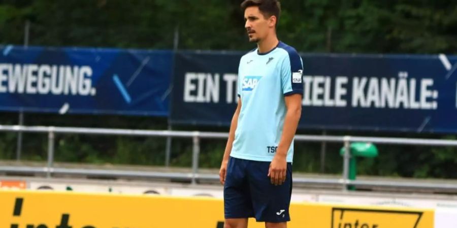 Fehlt Hoffenheim im Pokal: 1899-Kapitän Benjamin Hübner. Foto: -/TSG 1899 Hoffenheim/dpa