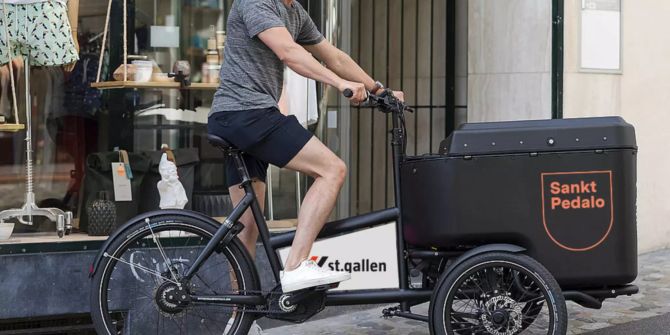 «Sankt Pedalo» – E-Cargobikes für Unternehmen