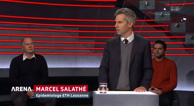 Marcel Salathé, Epidemiologe der ETH Lausanne, in der «Arena». marcel salathé