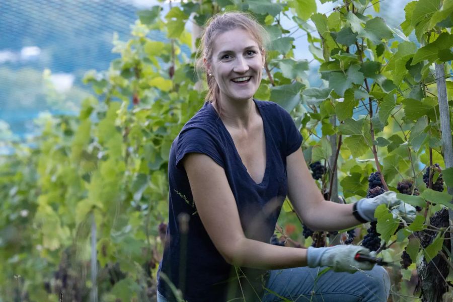 Das Team von Vignerons de Berne: Annette Ramseier.