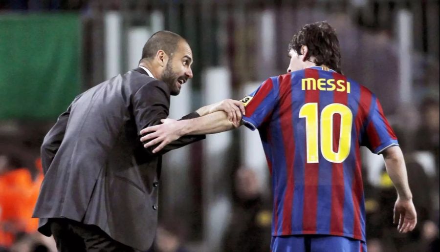 Lionel Messi Pep Guardiola