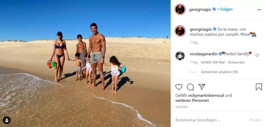 Cristiano Ronaldo Familie