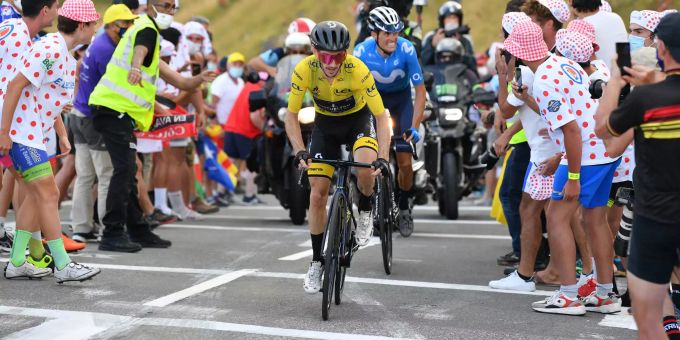 Adam Yates verteidigt das «Gelbe Trikot» mit letzter Kraft. Tour de France