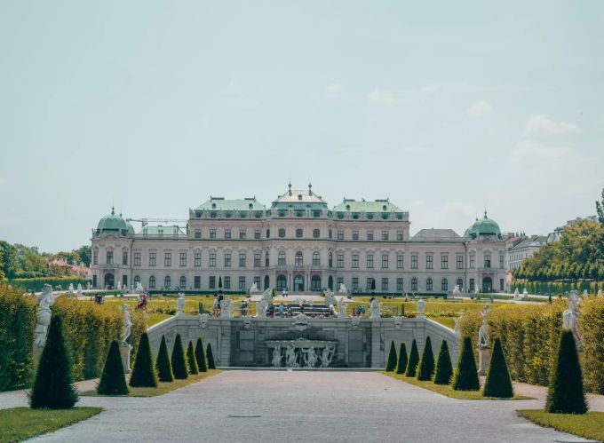 Schloss Belvedere in Wien. Schloss Belvedere