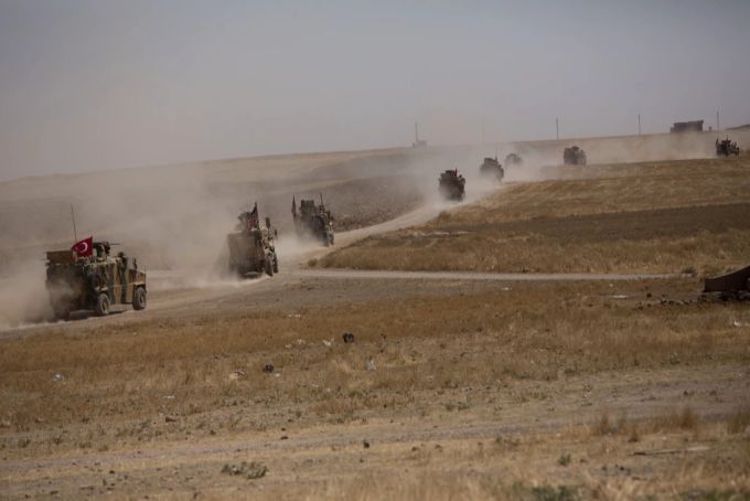 Türkische Militärfahrzeuge bei einem Einsatz in Syrien. (Archivbild) Türkei