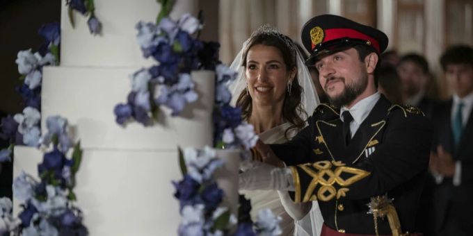 Jordaniens Kronprinz Hussein bin Abdullah hat geheiratet. hussein