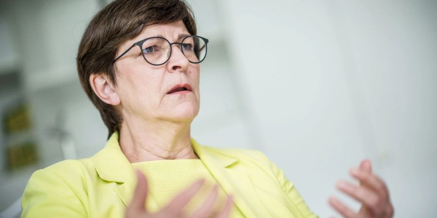 SPD-Chefin Saskia Esken appelliert an die Kompromissbereitschaft der Koalitionspartner.