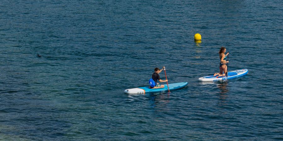 Stand up Paddler auf dem See. (Symbolbild)