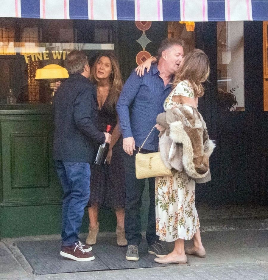 Piers Morgan vor einem Pub in Notting Hill. Der Moderator lässt bekanntlich kein gutes Haar an Meghan Markle.