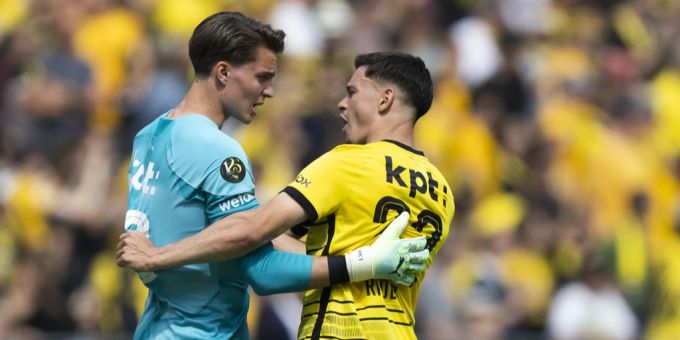 YB-Youngsters unter sich: Fabian Rieder und Marvin Keller beim Cup-Final. YB