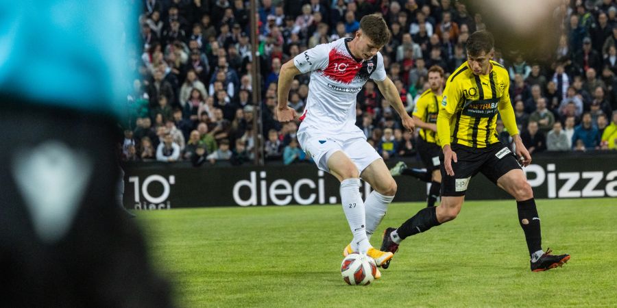 FC Aarau im Spiel gegen den FC Schaffhausen.