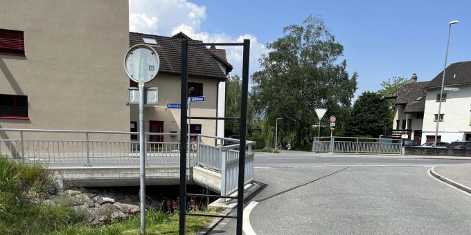 Sevelen: Verkehrssignal gestohlen Sevelen: Verkehrssignal gestohlen