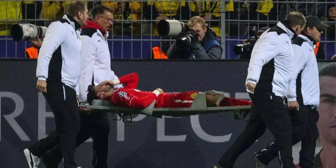 Entwarnung bei Bürki nach dem Zusammenprall von gestern Abend. Entwarnung bei Bürki nach dem Zusammenprall von gestern Abend.