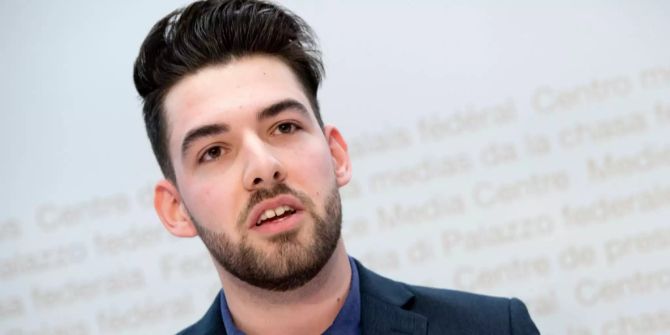 Nicolas A. Rimoldi, Kampagnenleiter für ein E-Voting-Moratorium.