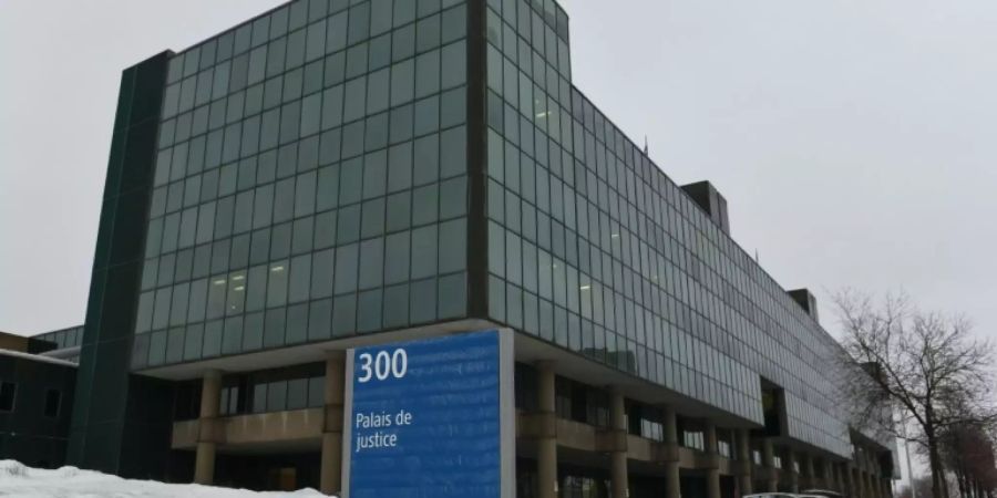 Gerichtsgebäude in Québec am Freitag
