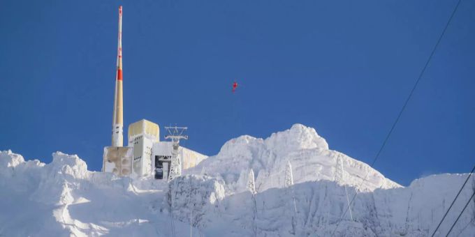 Lawinen-Schaden - Säntis-Schwebebahn steht für Monate still