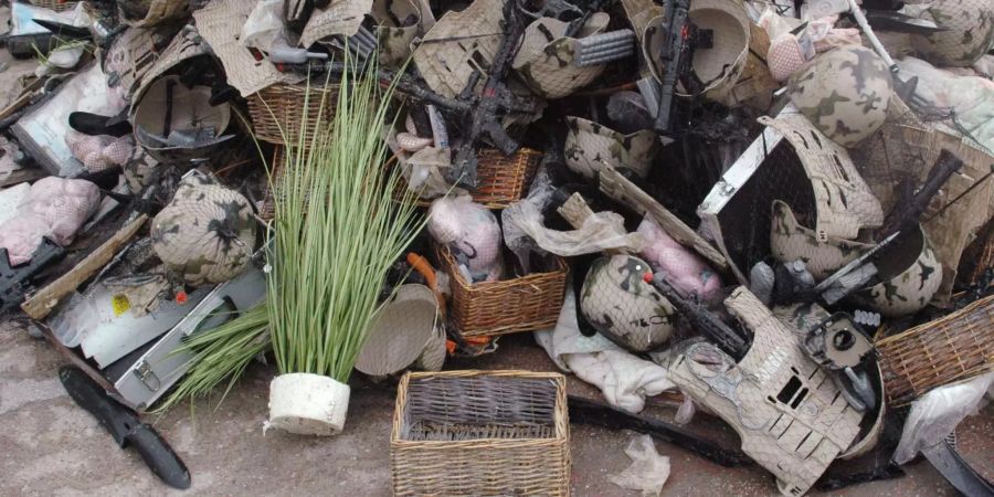 Strandgut nach Container-Havarie vor Borkum entdeckt.