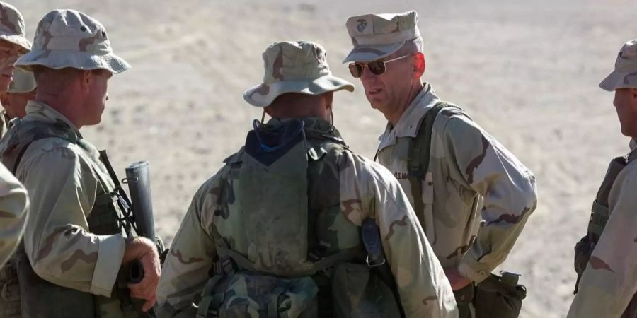 Der amerikanische General Matthys in Afghanistan.