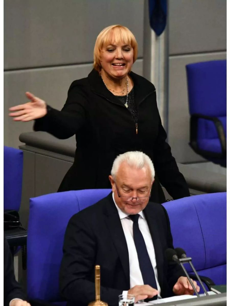 Claudia Roth (Bündnis 90/Die Grünen), Bundestagsvizepräsidentin, scher