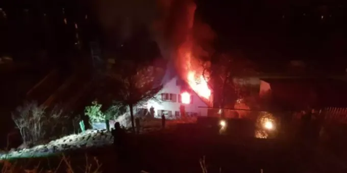 Einfamilienhaus Nach Brand In Nussbaumen Ag Unbewohnbar